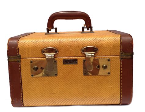 designer vintage train case